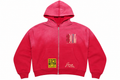E.A.S.Y X Sorry I'm Late  ESSENTIAL  STAFF HOODIE ( RED )